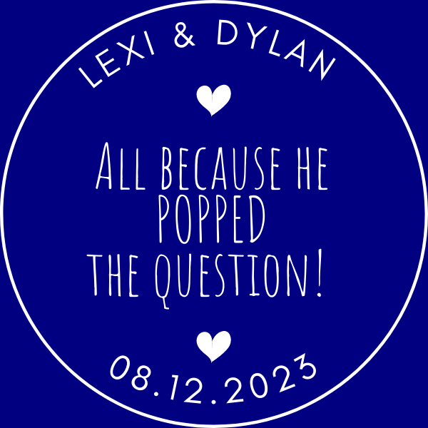 Engagement announcement for Lexi and Dylan